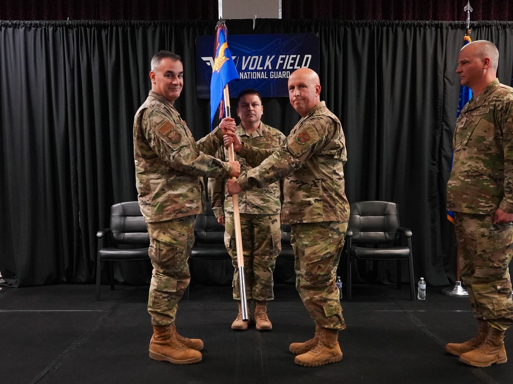 Volk Field Air National Guard Base welcomes new commander