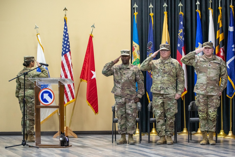 Alpha Company Change of Command Ceremony