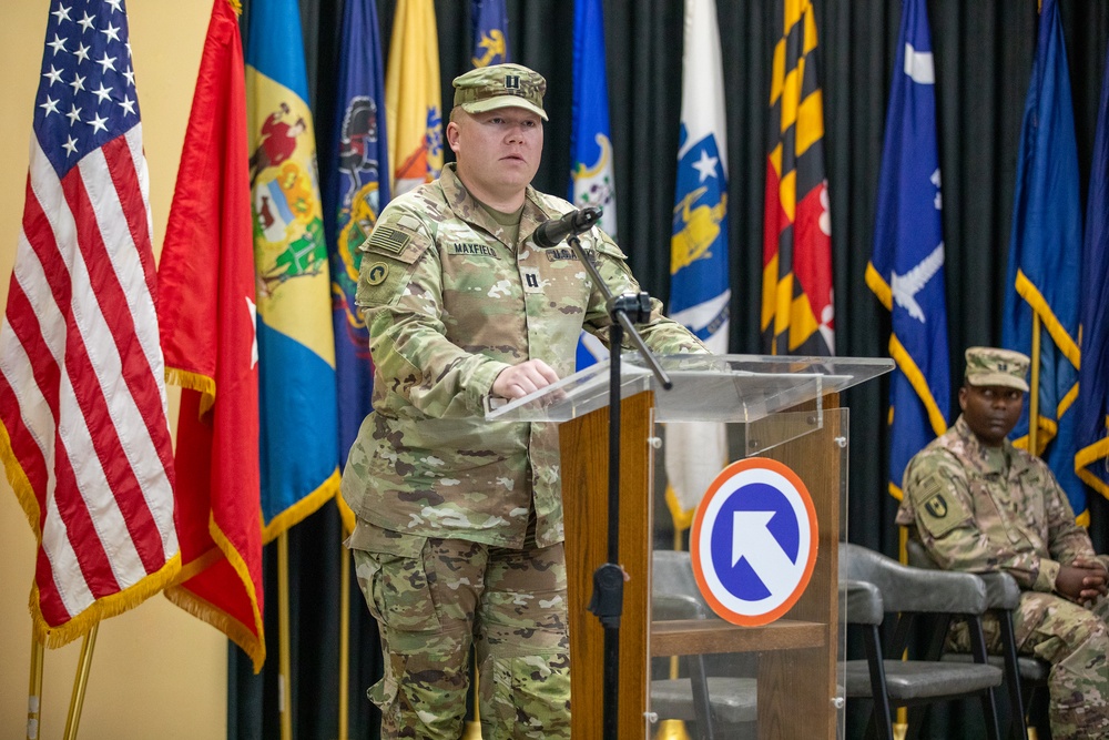 Alpha Company Change of Command Ceremony