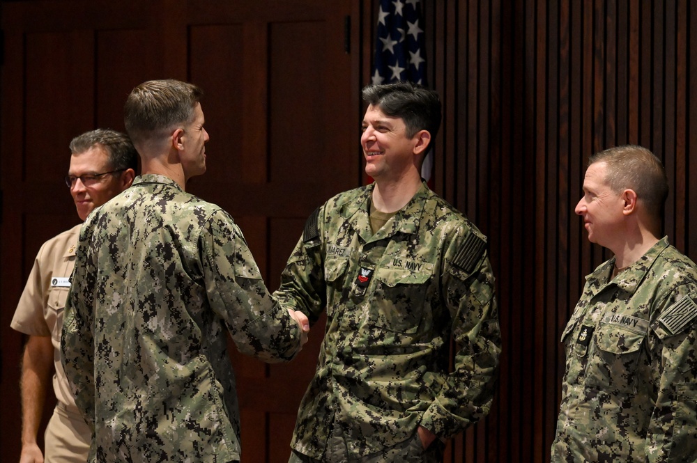 U.S. Navy Band Reenlistment Ceremony