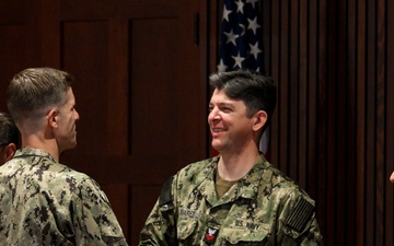 U.S. Navy Band Reenlistment Ceremony