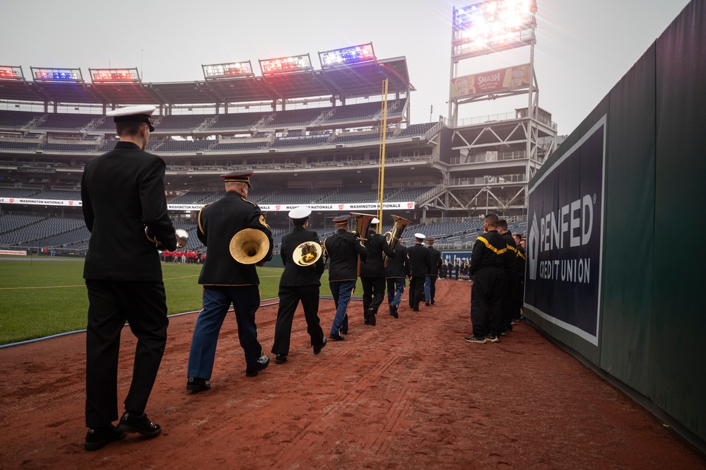 Army vs. Navy HIIT workout at Nationals Park