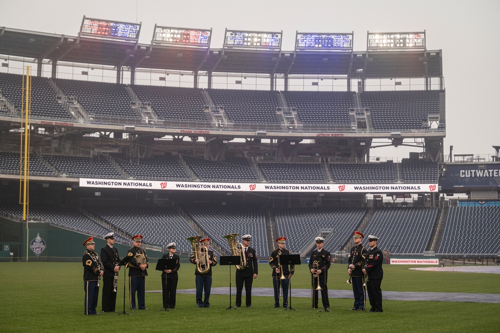 Army vs. Navy HIIT workout at Nationals Park