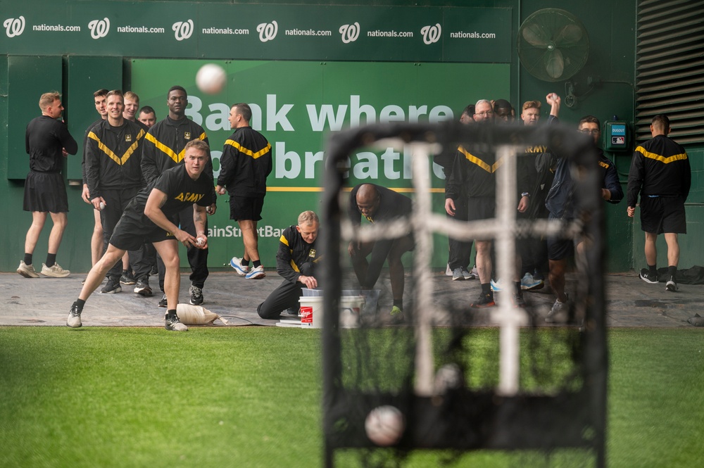 Army vs. Navy HIIT workout at Nationals Park