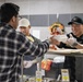 Andrews leadership serve meals for Thanksgiving