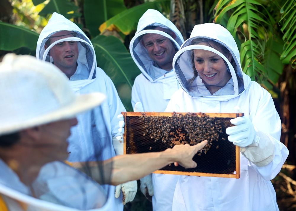 Assistant SECNAV Visits HI Honey Farm