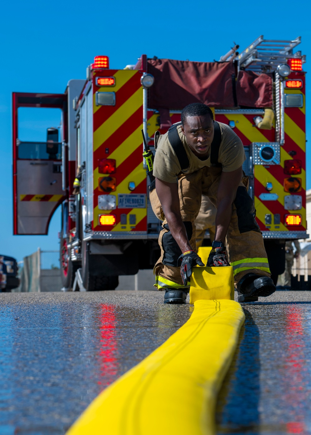 MacDill 6th Civil Engineer Squadron responds to car fire