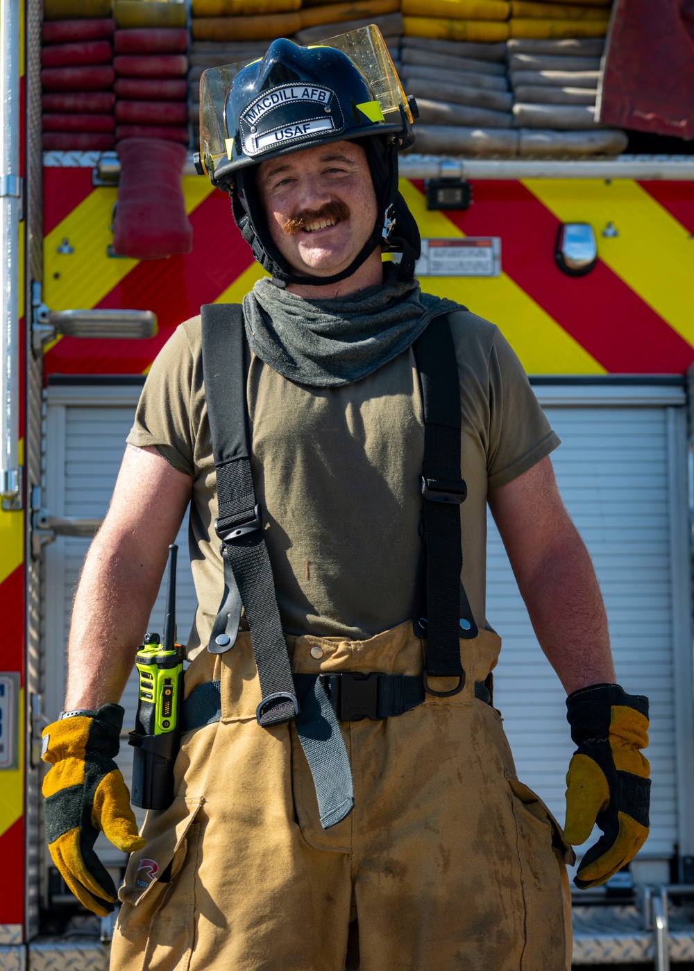 MacDill 6th Civil Engineer Squadron responds to car fire