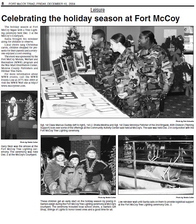 This Month in Fort McCoy History — December