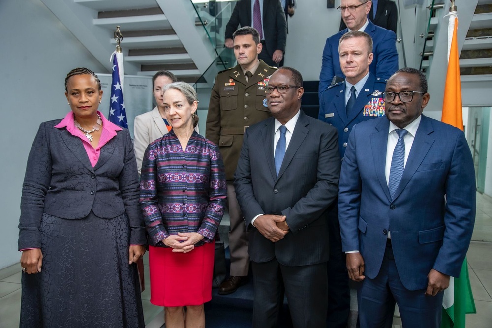 General Ekman with OSD Policy visits Côte d'Ivoire