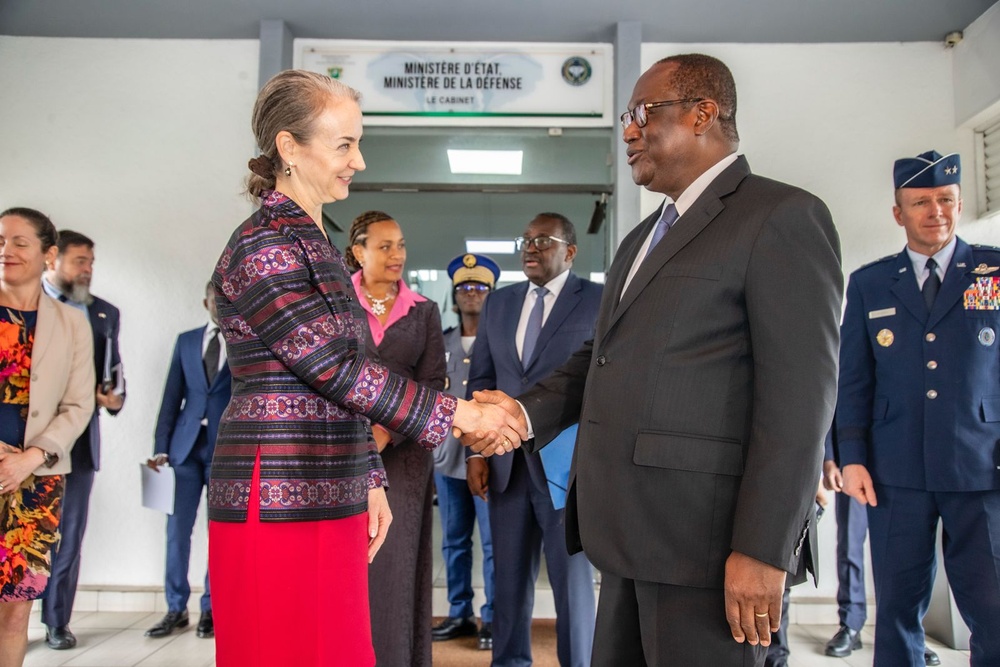 General Ekman with OSD Policy visits Côte d'Ivoire