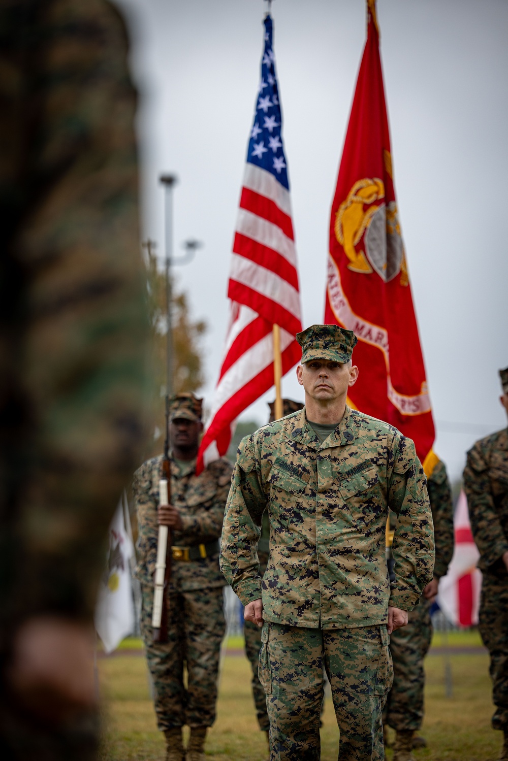 Master Gunnery Sgt. Goodman retirement ceremony