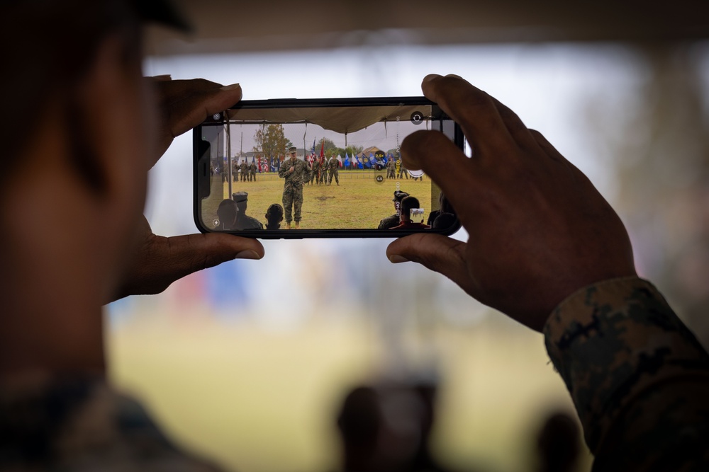 Master Gunnery Sgt. Goodman retirement ceremony