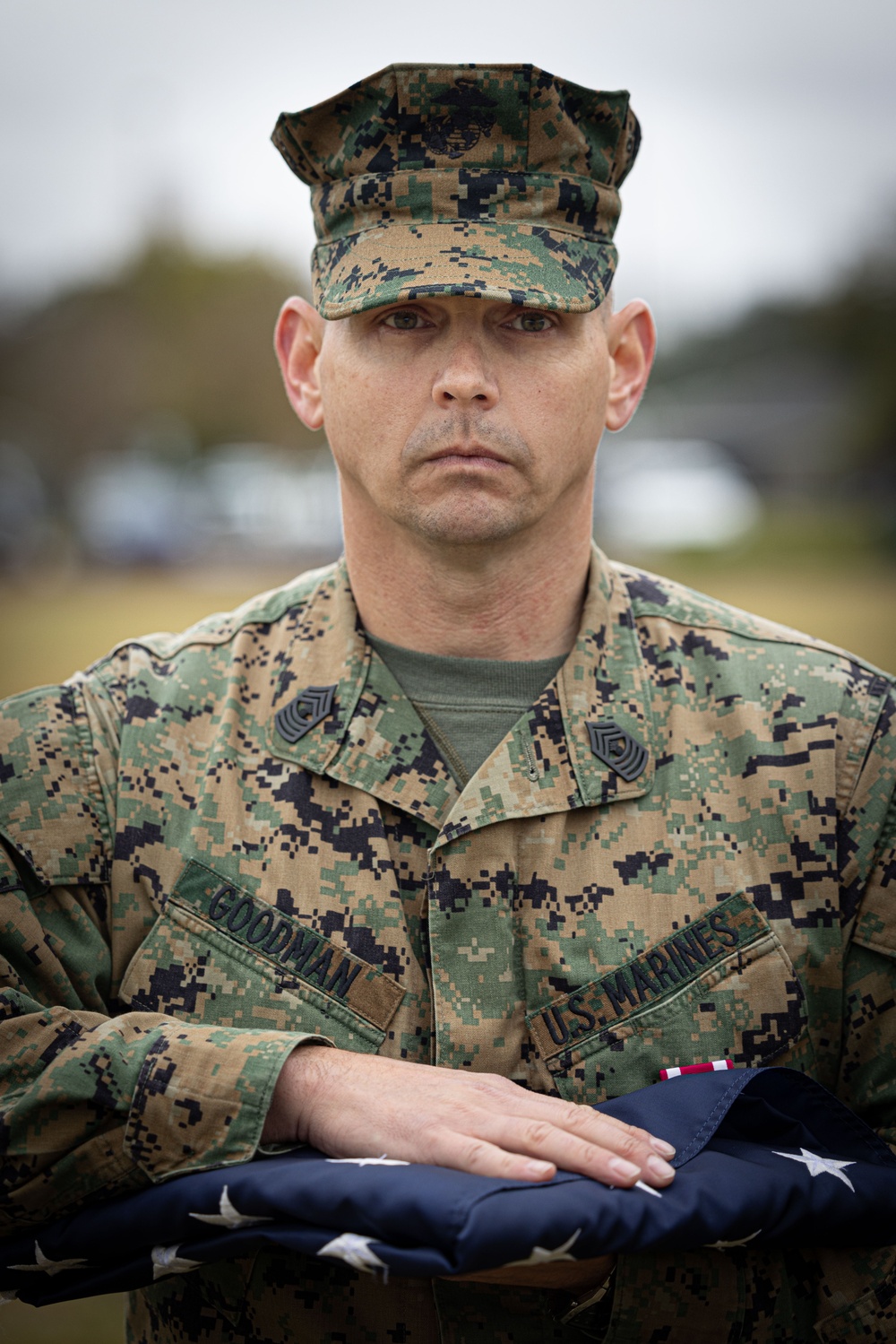 Master Gunnery Sgt. Goodman retirement ceremony
