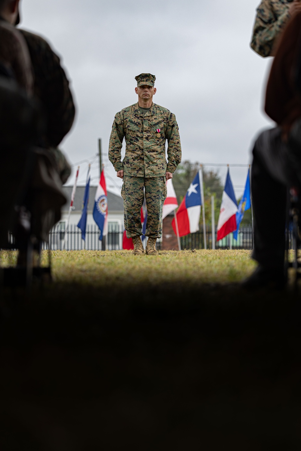 Master Gunnery Sgt. Goodman retirement ceremony