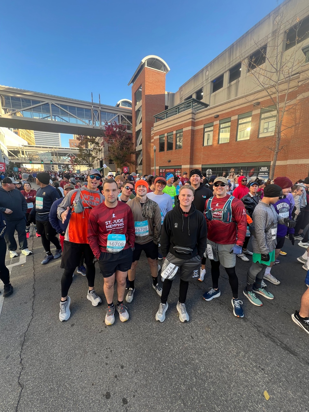 164th Airlift Wing Airmen participates in the 2024 St. Jude Marathon