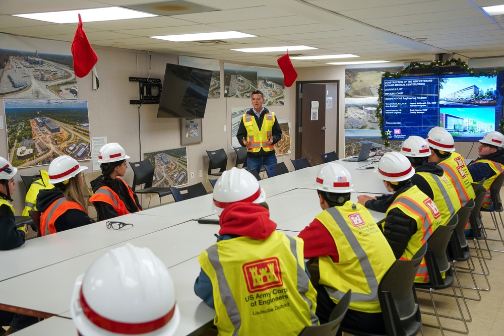 Ballard students visit Louisville VA Medical Center Dec. 10, 2024