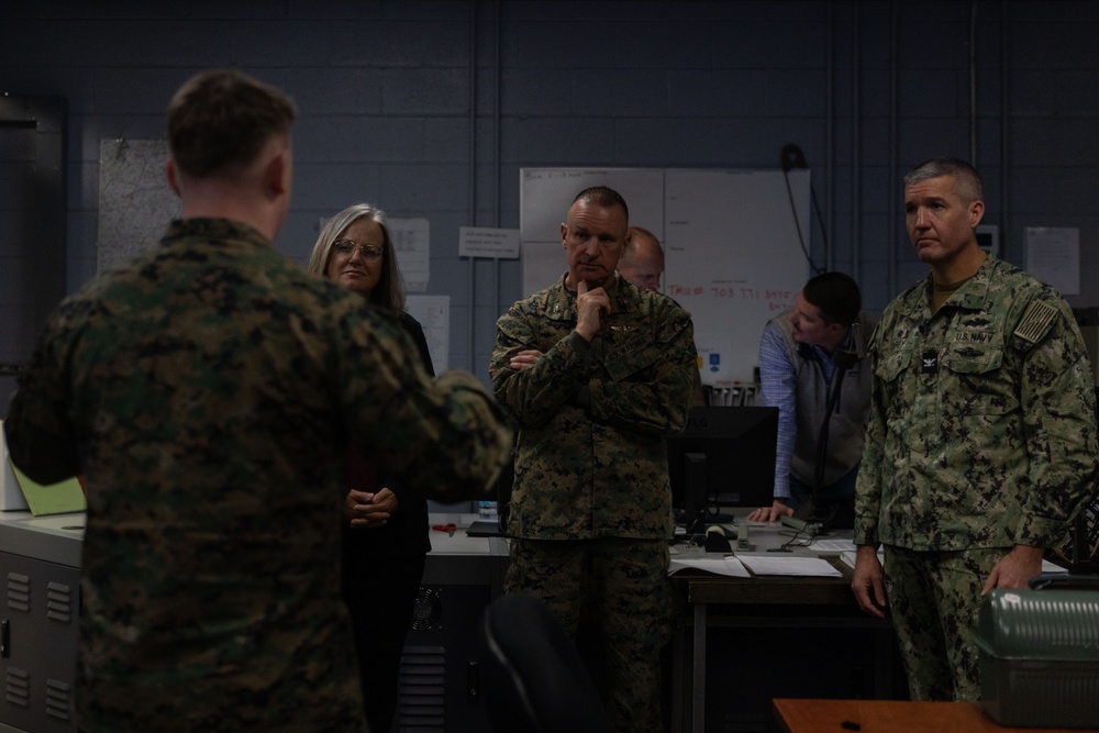 NAVFAC Mid-Atlantic CO tours MCAS Cherry Point