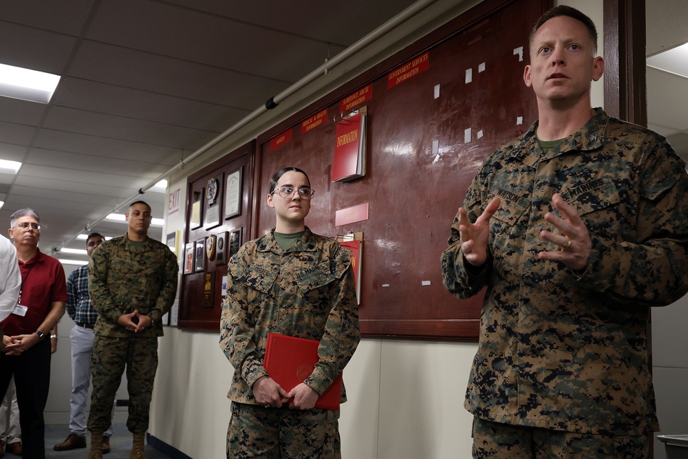 Marine Earns Award for Leadership, Initiative on Blount Island