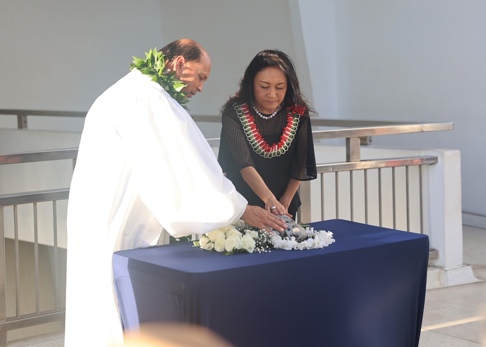 Pearl Harbor 83rd Commemoration Blackened Canteen Ceremony