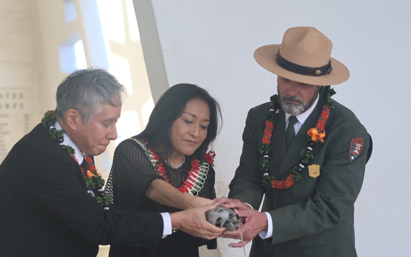 Pearl Harbor 83rd Commemoration Blackened Canteen Ceremony