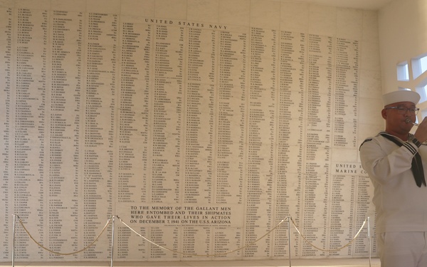 Pearl Harbor 83rd Commemoration Blackened Canteen Ceremony