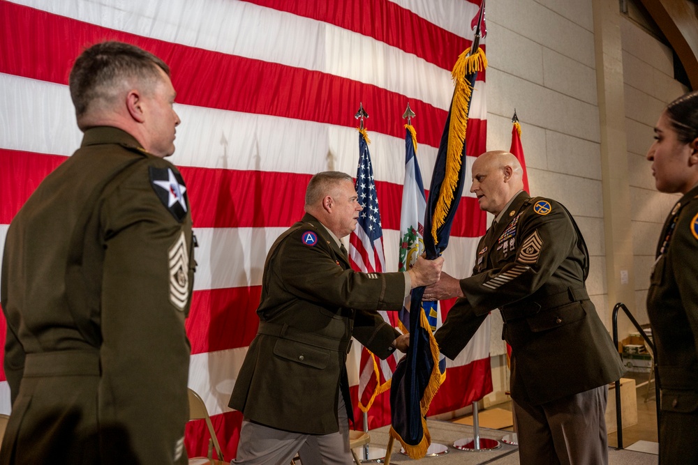 West Virginia Army National Guard Conducts Change of Responsibility