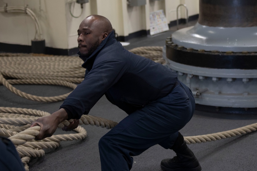 Sailors Conduct Sea-and-Anchor