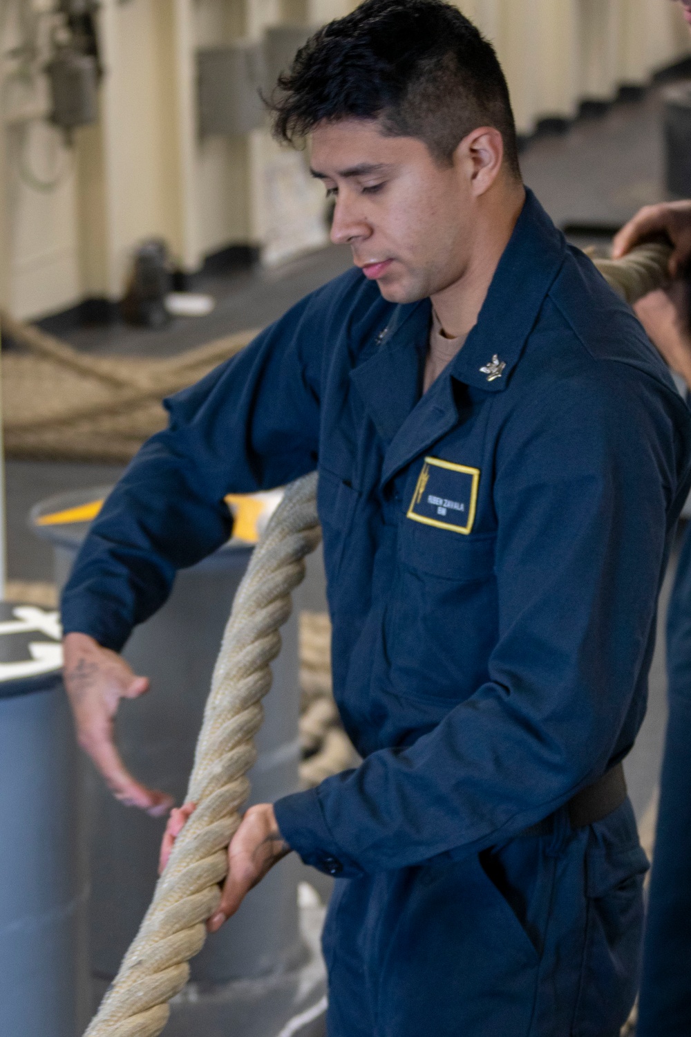 Sailors Conduct Sea-and-Anchor