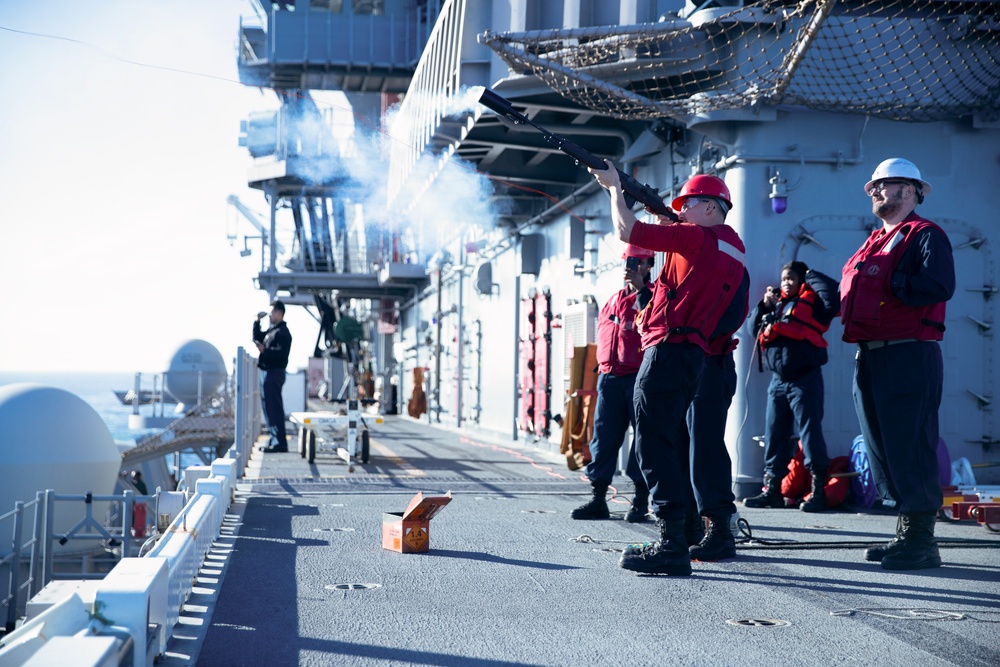 Sailors Conduct a Replenishment-at-Sea