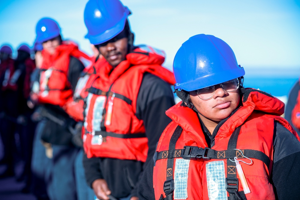 Sailors Conduct a Replenishment-at-Sea