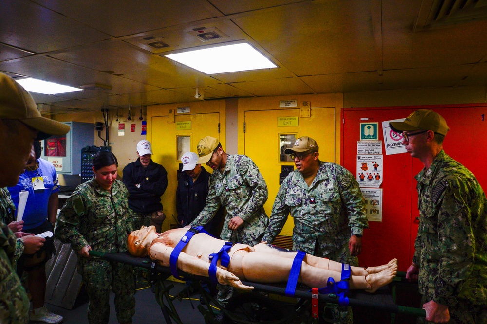 USNS Mercy Exercise 25-1 Mass Casualty Drill