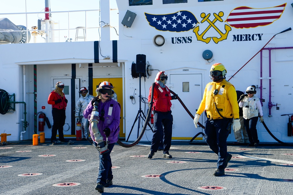 USNS Mercy Exercise 25-1 Mass Casualty Drill