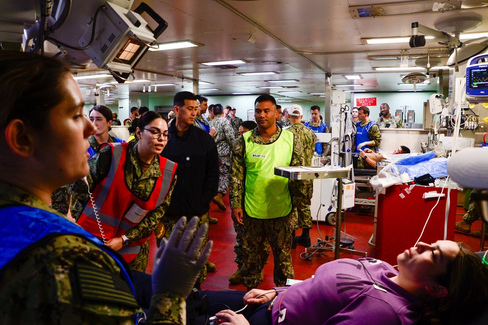 USNS Mercy Exercise 25-1 Mass Casualty Drill