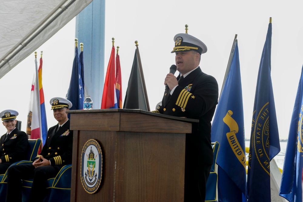 Littoral Combat Ship Squadron ONE Conducts Change of Command