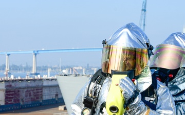 USNS Mercy Exercise 25-1 Flight Deck Fire Drill