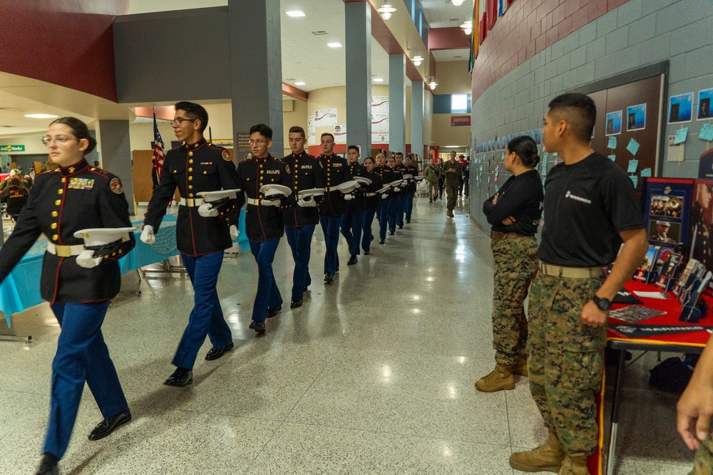 RS Houston attends MCJROTC drill competition