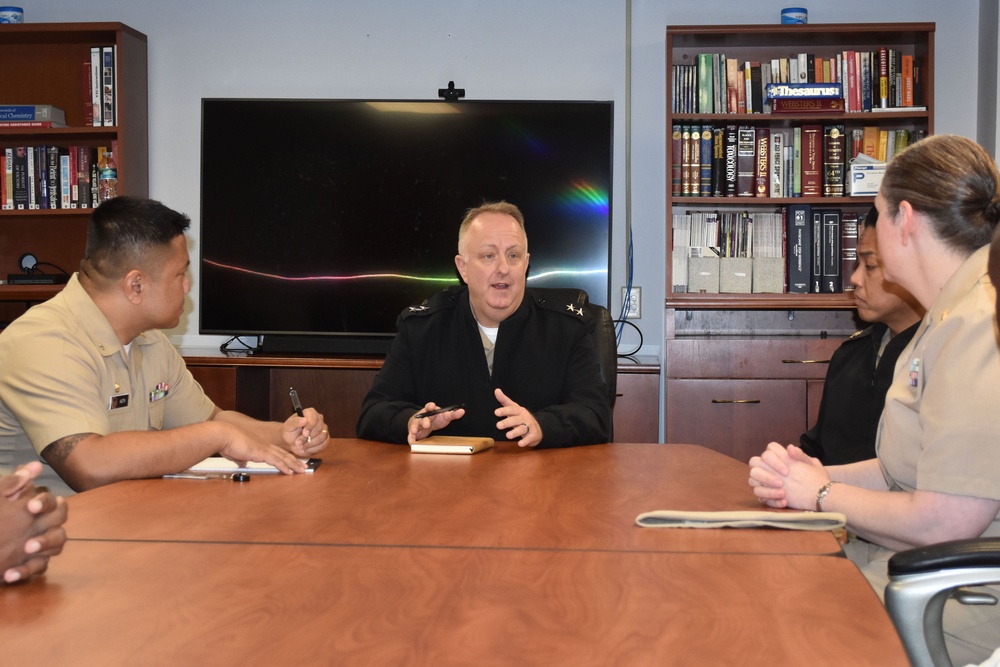 Rear Admiral Darin K. Via visits Navy Drug Screening Laboratory Jacksonville