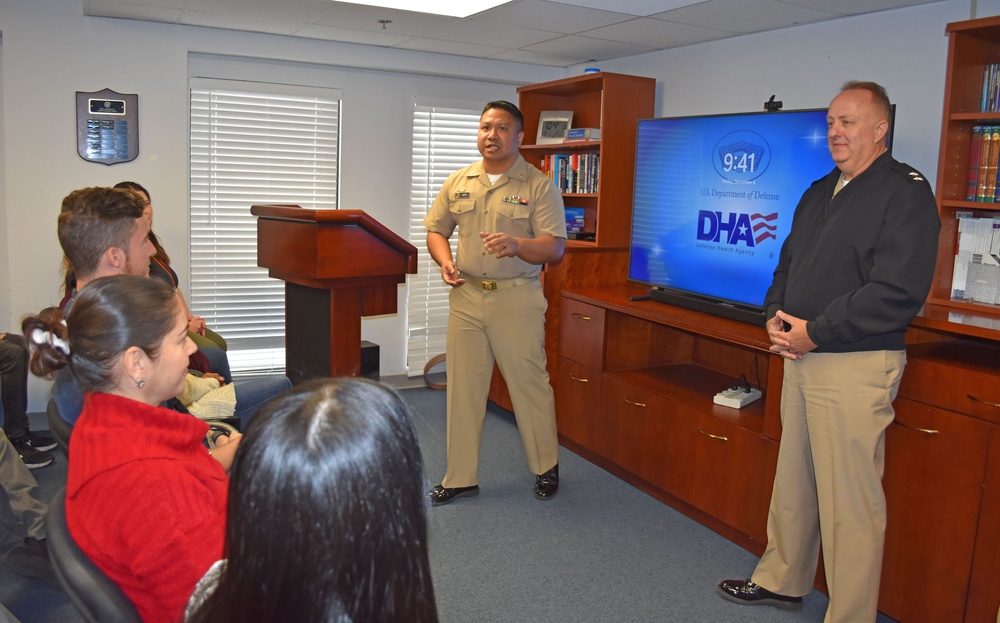 Rear Admiral Darin K. Via visits Navy Drug Screening Laboratory Jacksonville