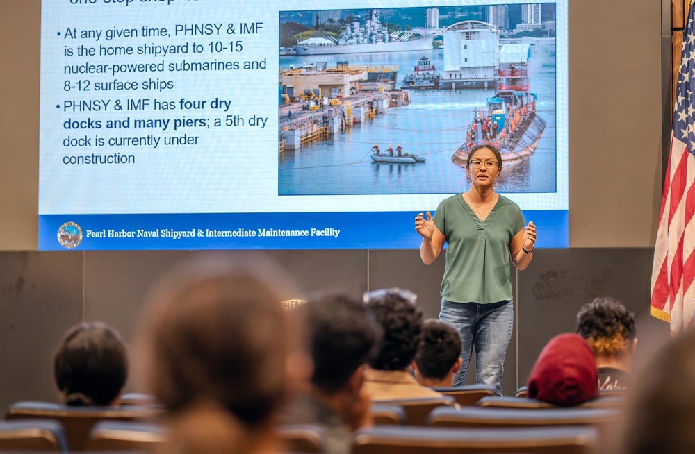 Castle High School STEM students visit Pearl Harbor Naval Shipyard and Intermediate Maintenance Facility