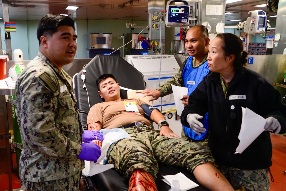 USNS Mercy Exercise 25-1 Final Mass Casualty Drill