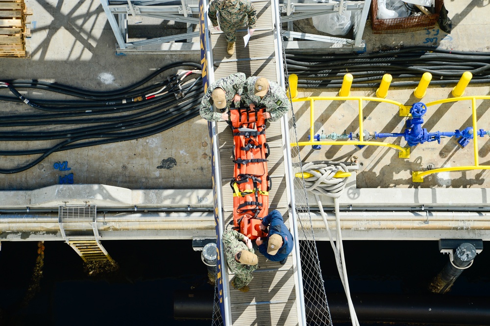 USNS Mercy Exercise 25-1 Final Mass Casualty Drill