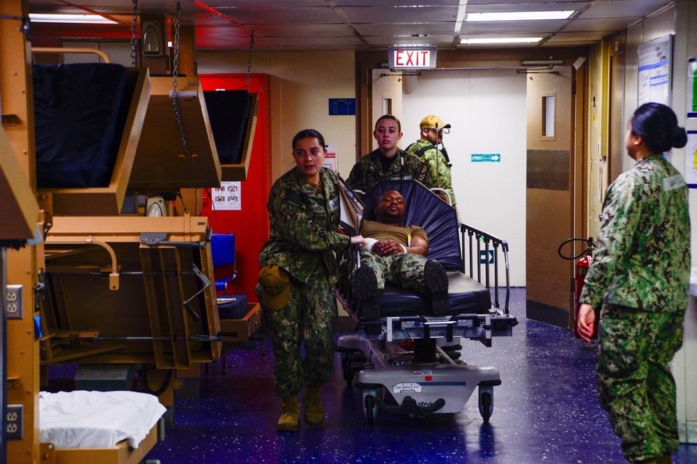 USNS Mercy Exercise 25-1 Final Mass Casualty Drill