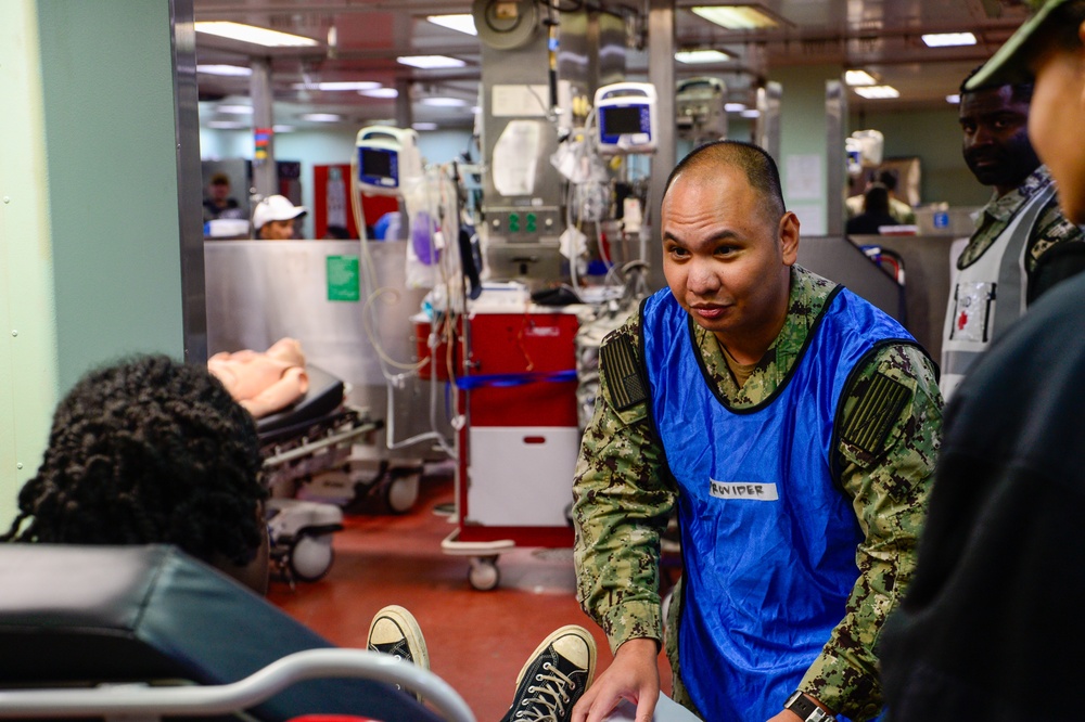 USNS Mercy Exercise 25-1 Final Mass Casualty Drill