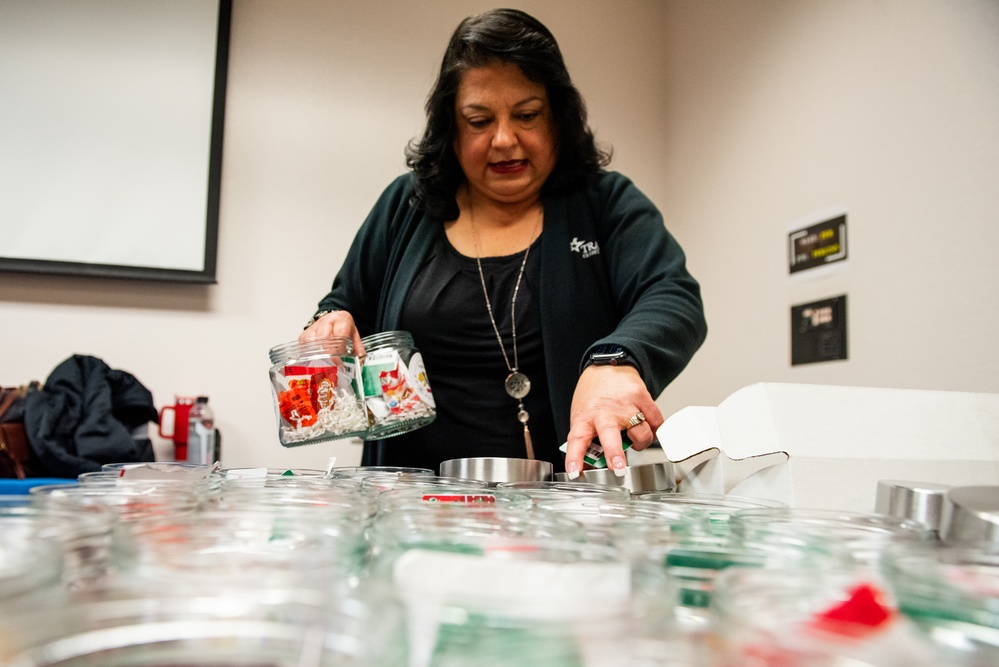 Building holiday magic: Team Travis gears up for Holiday Dorm Drop