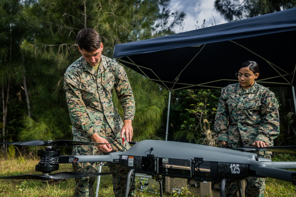 12th LLB Operates a Tactical Resupply Unmanned Aircraft System