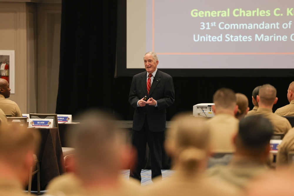 Marine Corps Recruiting Command Leadership Gather for National Officer Selection Officer Training Symposium FY25