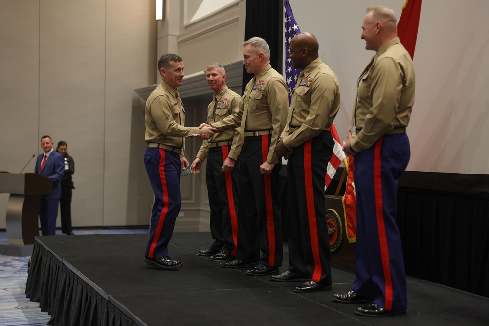 Marine Corps Recruiting Command Leadership Gather for National Officer Selection Officer Training Symposium FY25