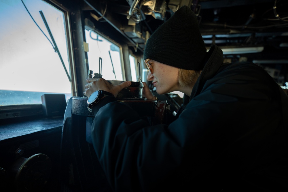 Watch Standers aboard the USS Cole