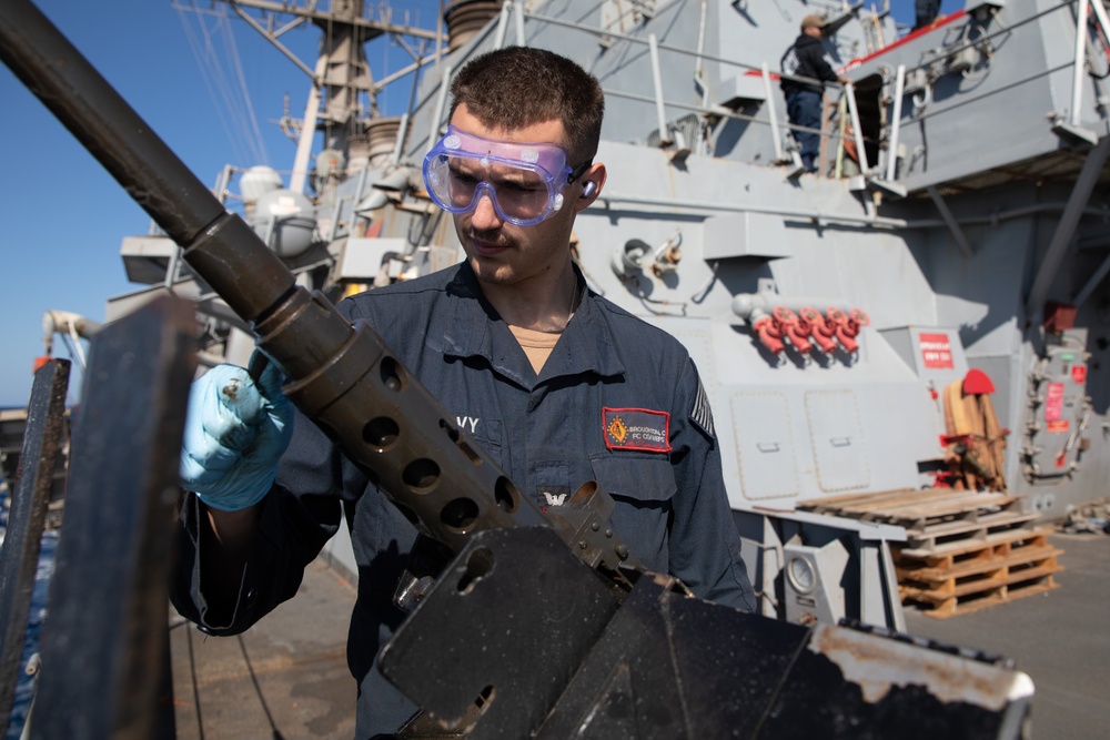 Weapons Systems Maintenance aboard the USS Cole